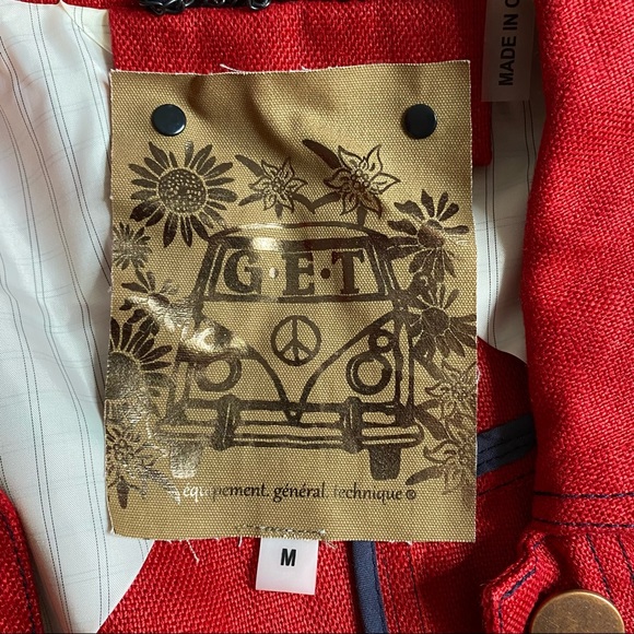G.E.T Red Jacket size M - Picture 6 of 12